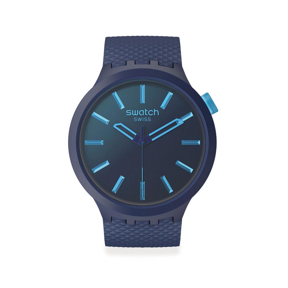 swatch INDIGO GLOW Analoguhr 