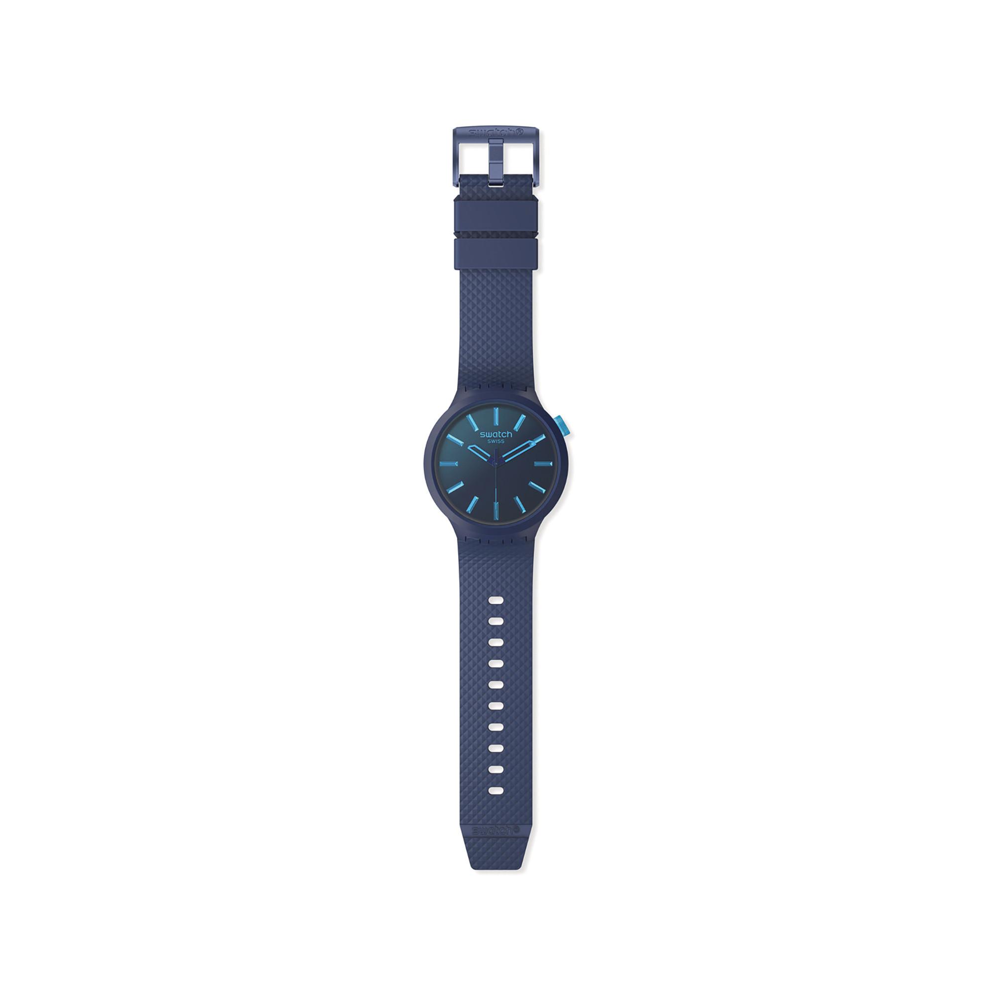 swatch INDIGO GLOW Analoguhr 