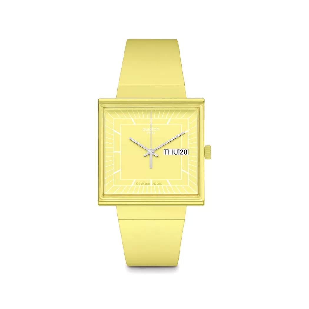 Swatch - Analoguhr, What If…lemon?, 33mm, Gelb