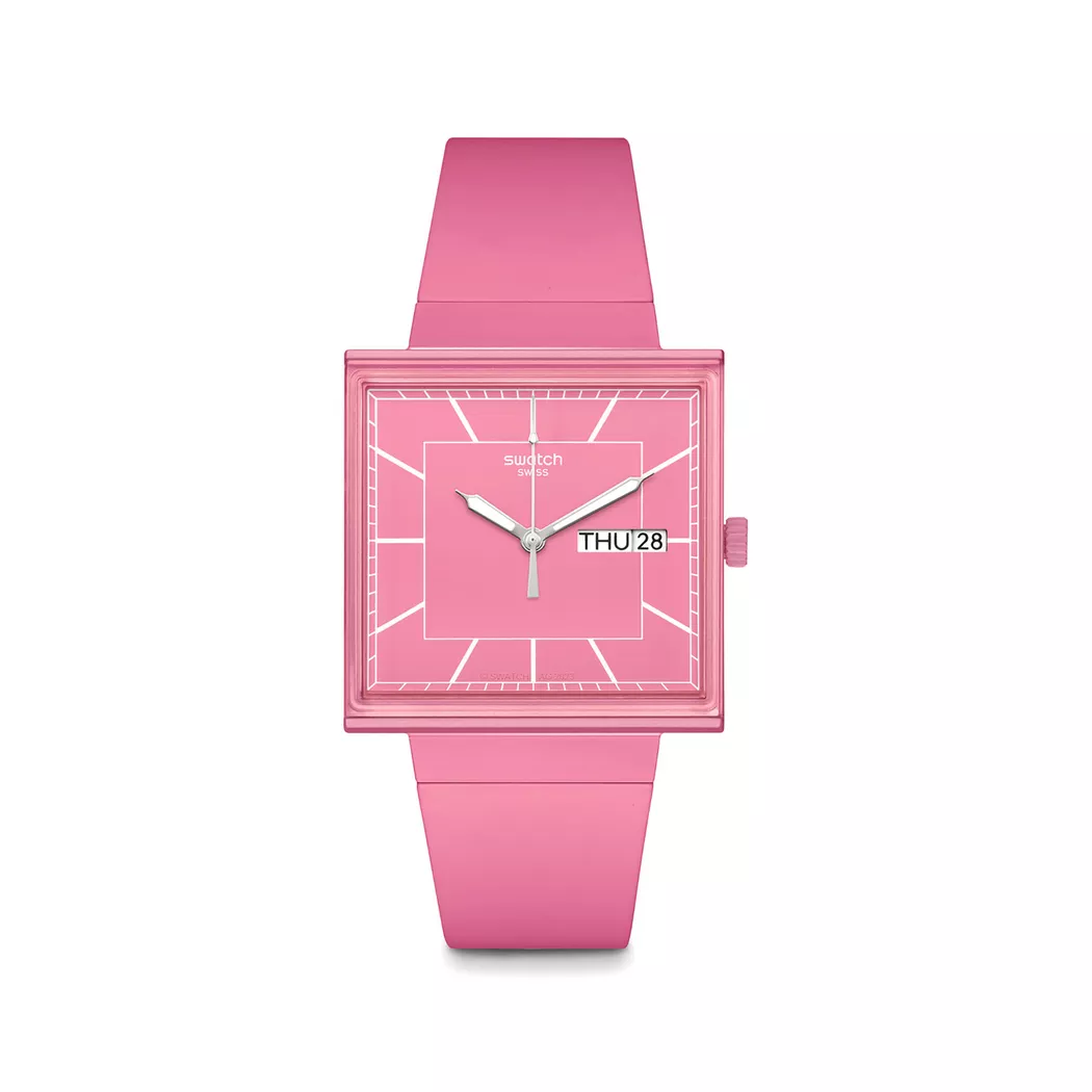 Swatch - Analoguhr, What If…rose?, 33mm, Rosa