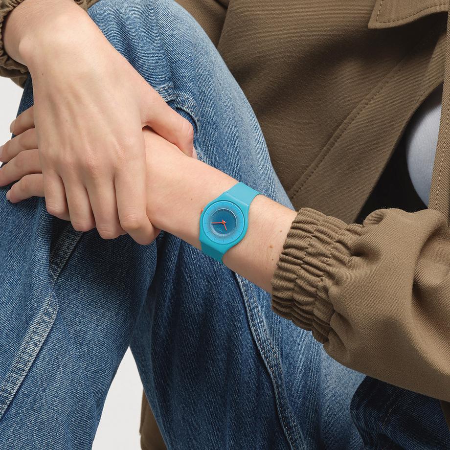 swatch RADIANTLY TEAL Analoguhr 