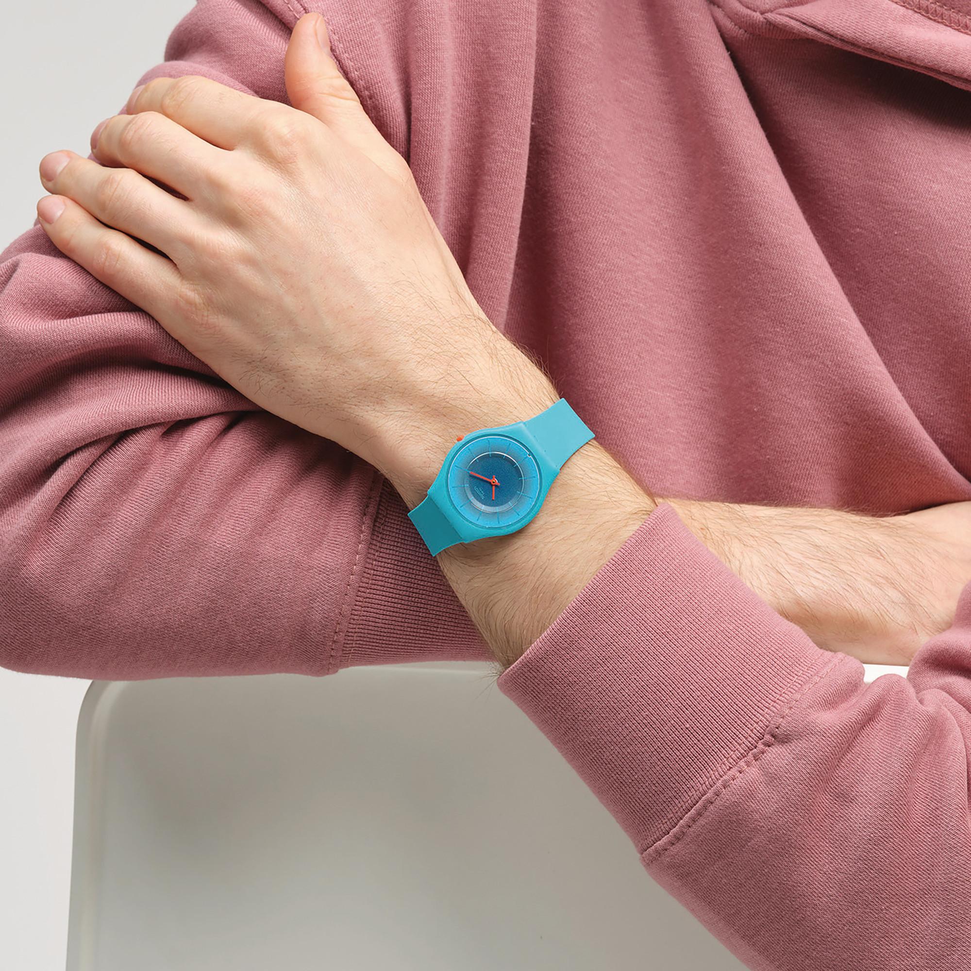 swatch RADIANTLY TEAL Horloge analogique 