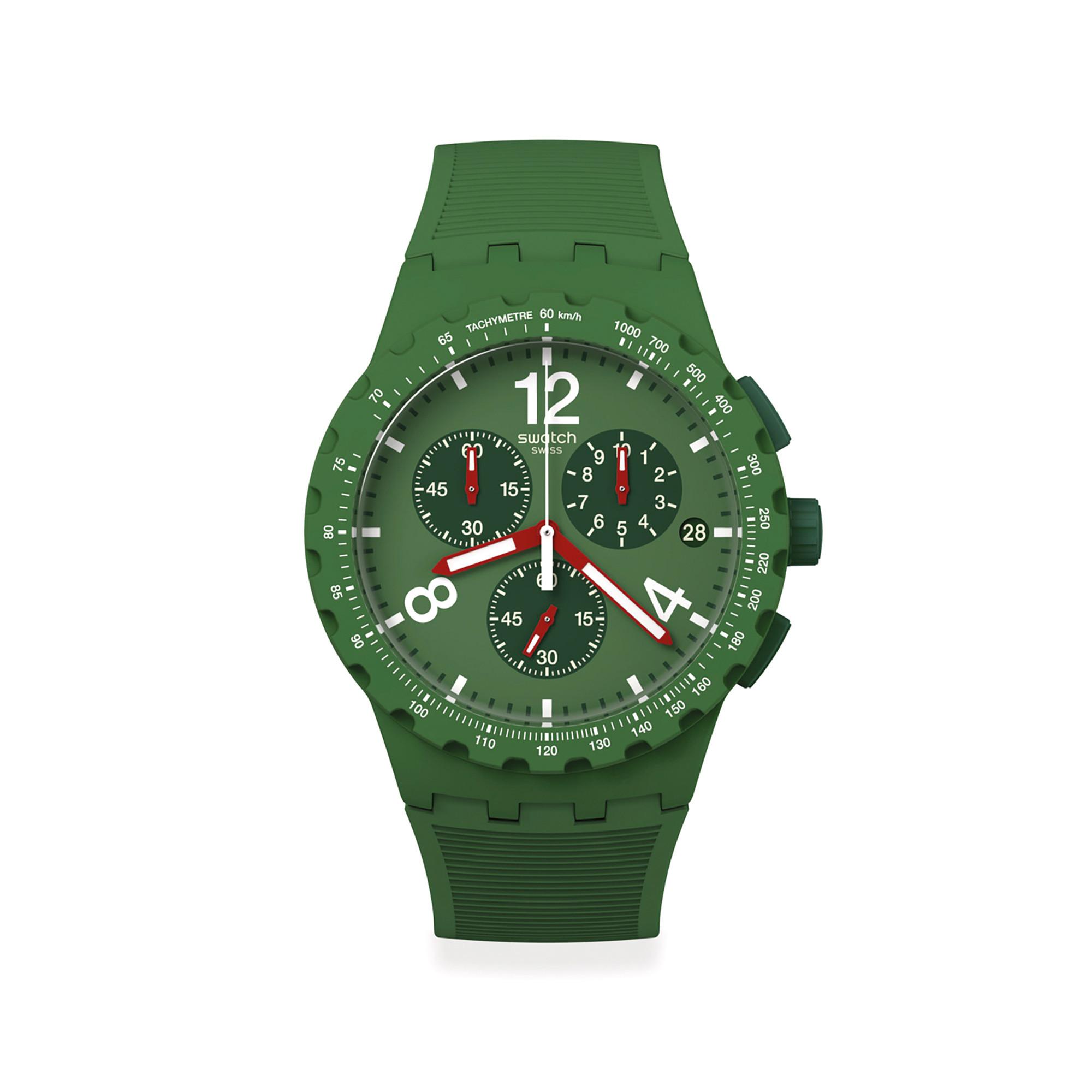 swatch PRIMARILY GREEN Chronograph Uhr 