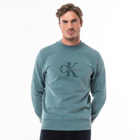 Calvin Klein Jeans CHENILLE MONOLOGO Crew Neck Felpa  
