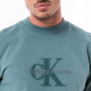 Calvin Klein Jeans CHENILLE MONOLOGO Crew Neck Felpa  