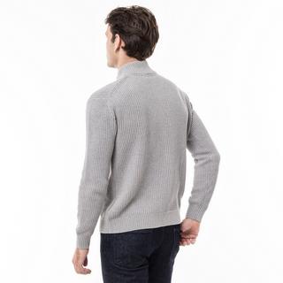 Calvin Klein Jeans WOVEN LABEL ZIP THROUGH SWEATER Maglione, con zip 