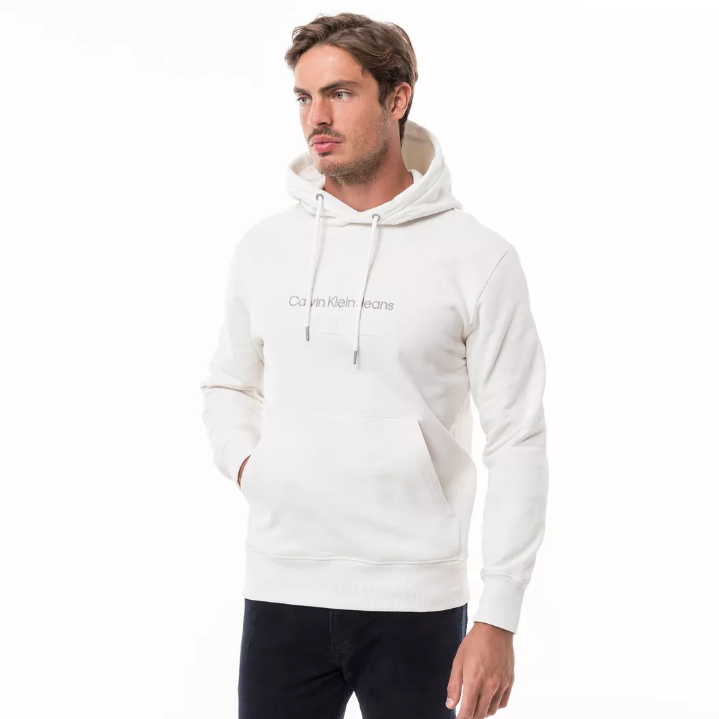 Calvin Klein Jeans - Hoodie, für Herren, Creme, Größe XXL 2