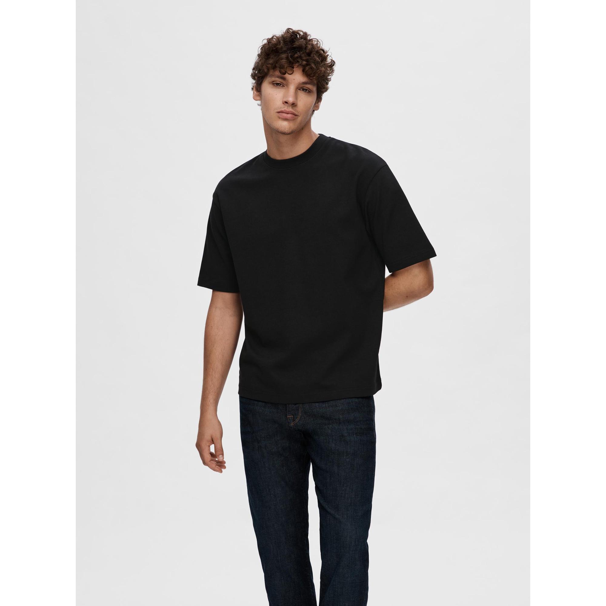 SELECTED SLHLoose Oscar SS O-Neck T-shirt 