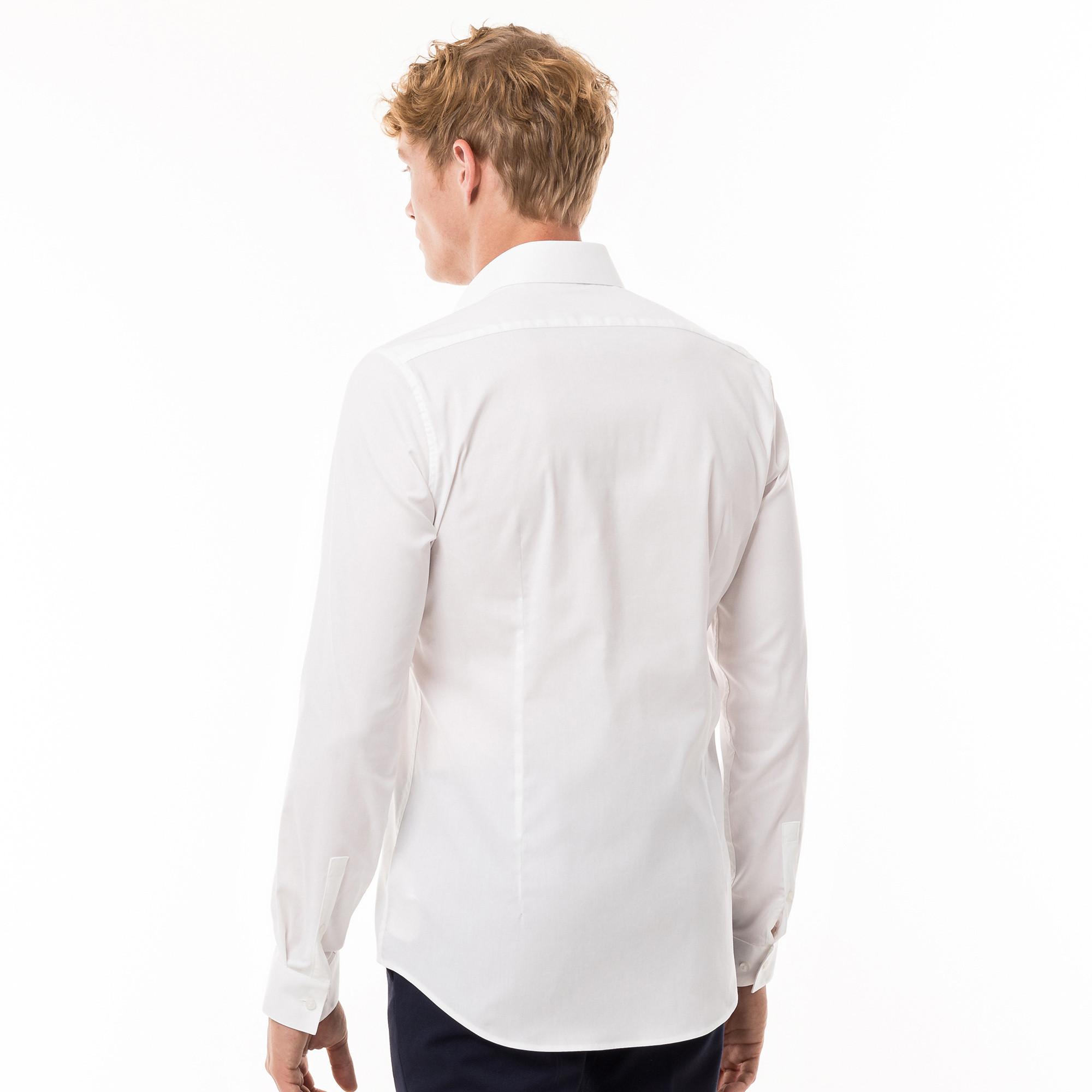 CALVIN KLEIN Hemden PERFORMANCE SOLID SLIM SHIRT Hemd, langarm 