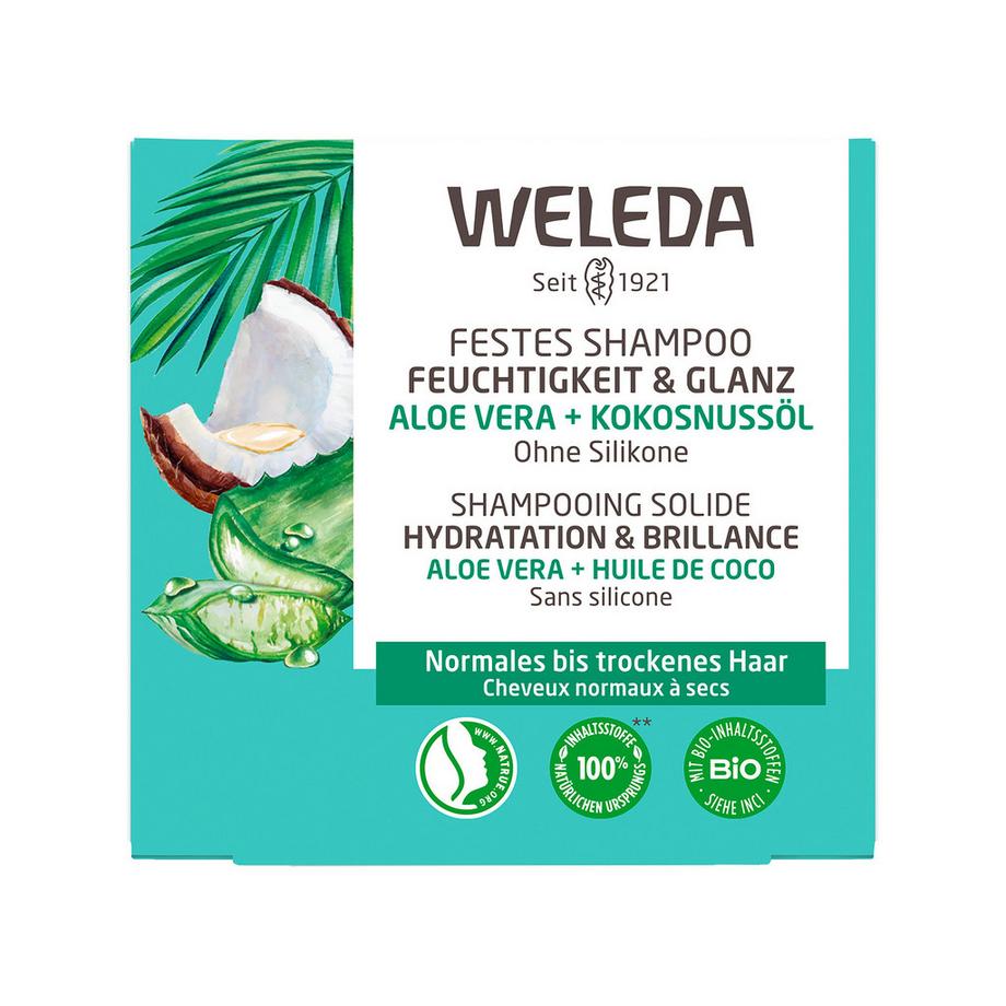 WELEDA  Shampoo solido idratante e brillante 
