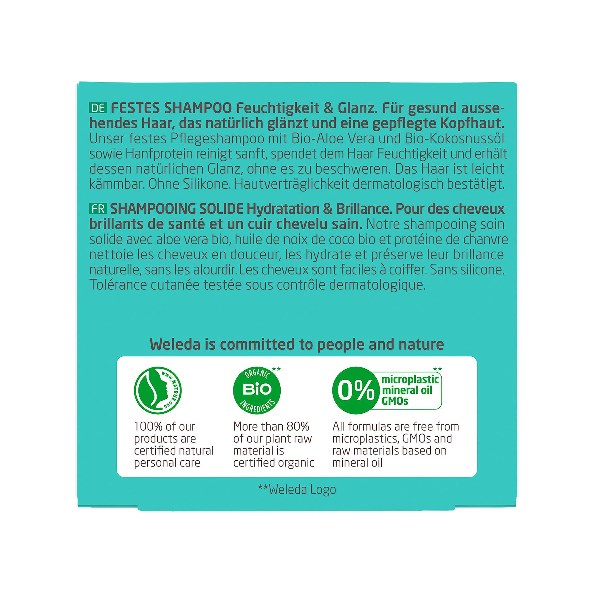 WELEDA  Shampoo solido idratante e brillante 