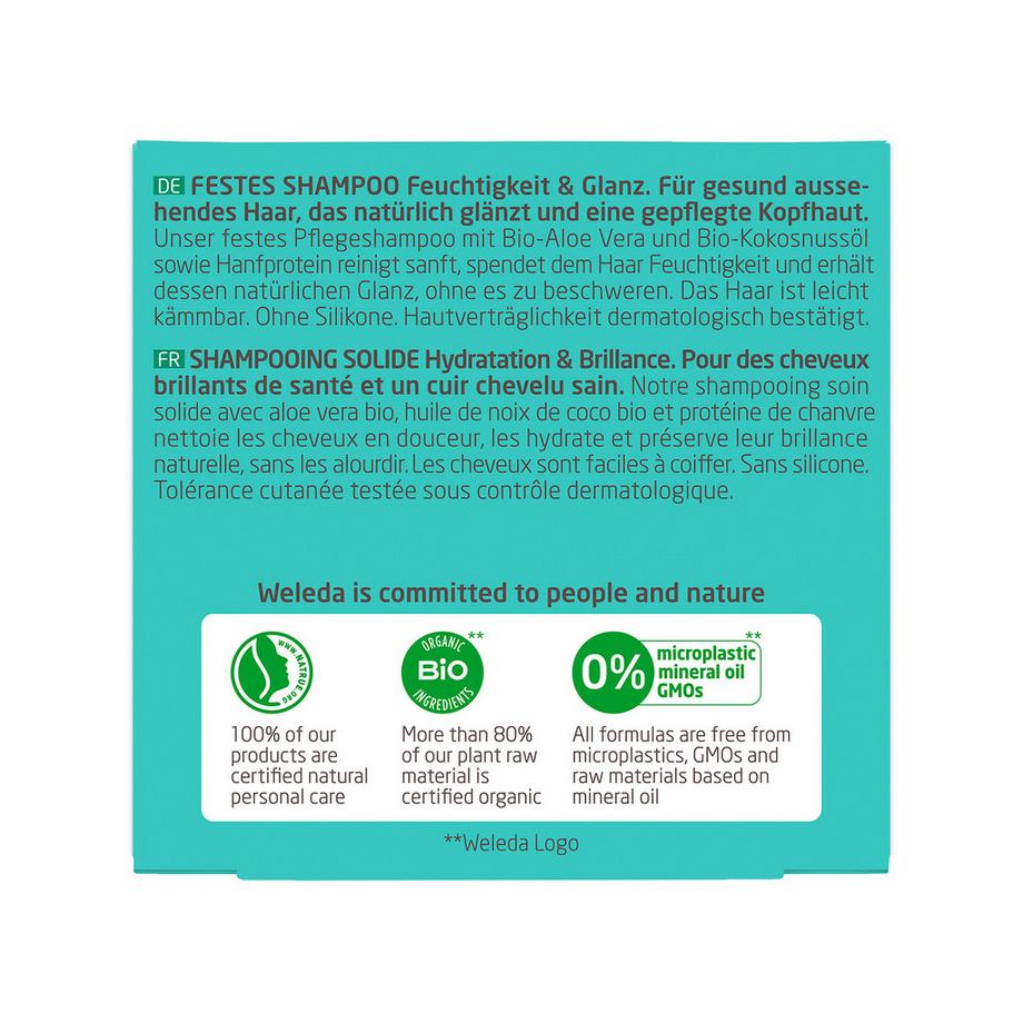 WELEDA  Shampoo solido idratante e brillante 