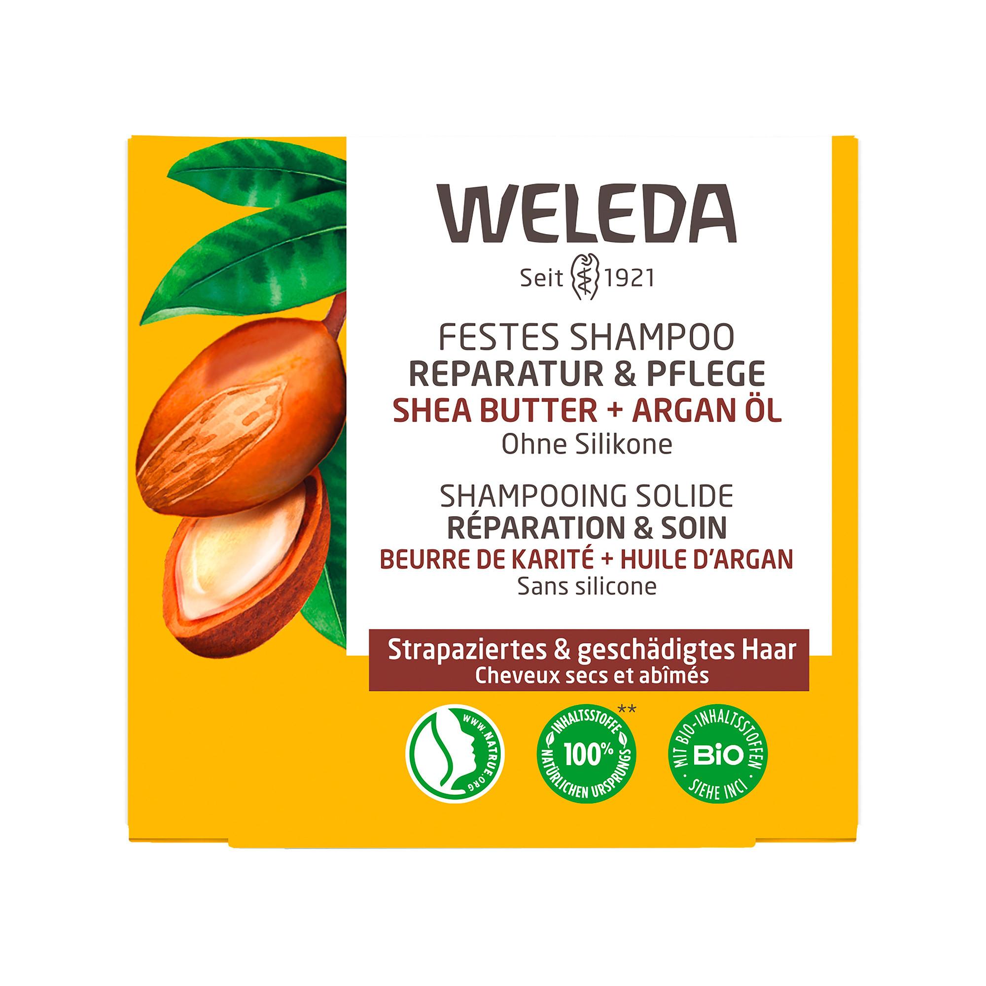 WELEDA  Shampooing solide réparation & soin 