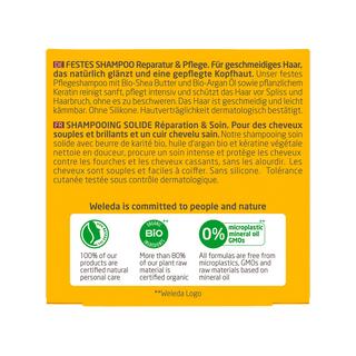 WELEDA  Shampooing solide réparation & soin 
