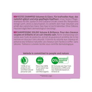 WELEDA  Festes Shampoo Volumen & Glanz 
