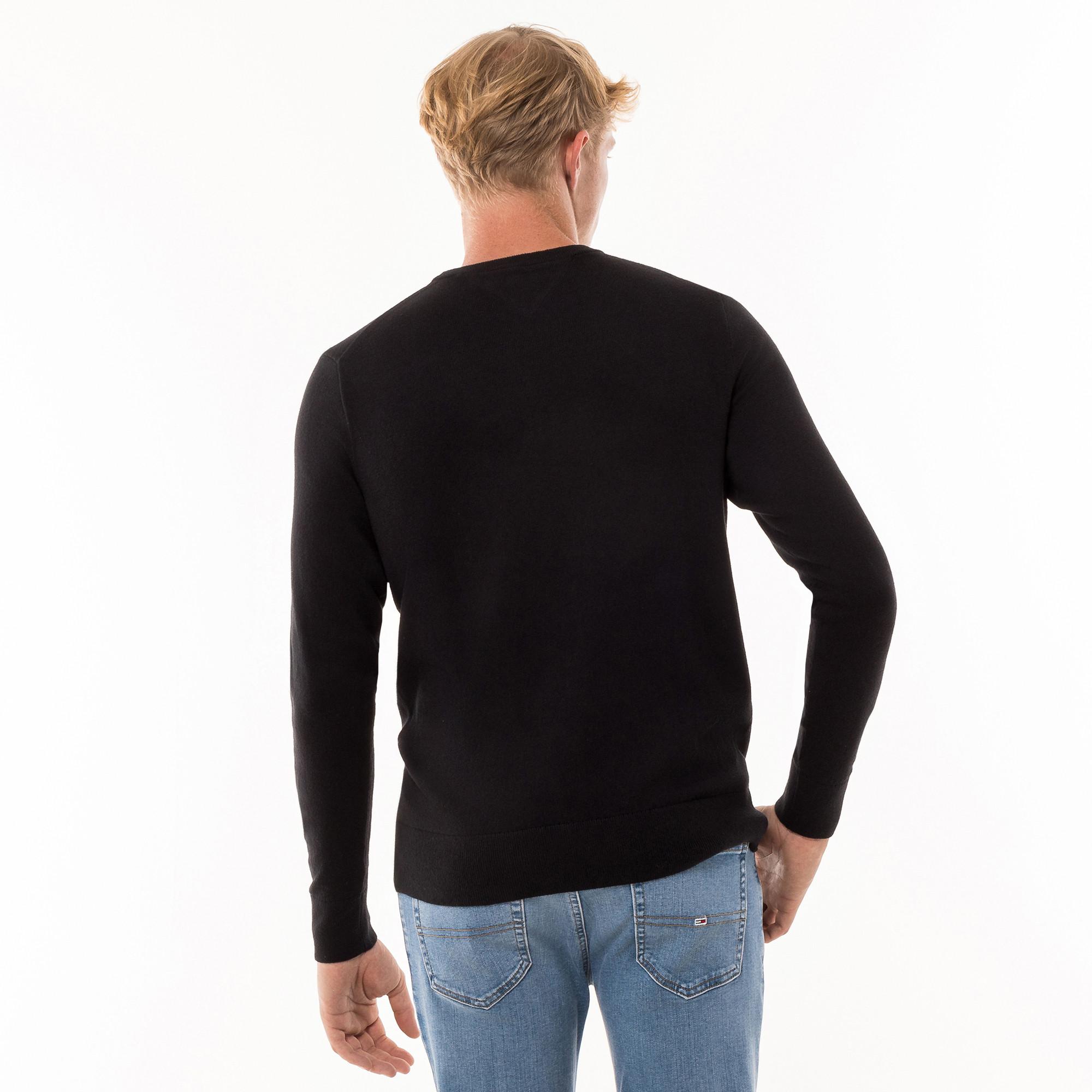 TOMMY HILFIGER PIMA ORG CTN CASHMERE CREW NECK Pull cachemire 