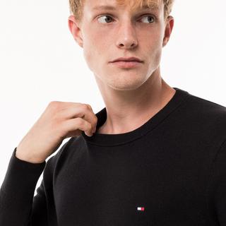 TOMMY HILFIGER Pima Coton Bio Cachemire Col Rond Pull  