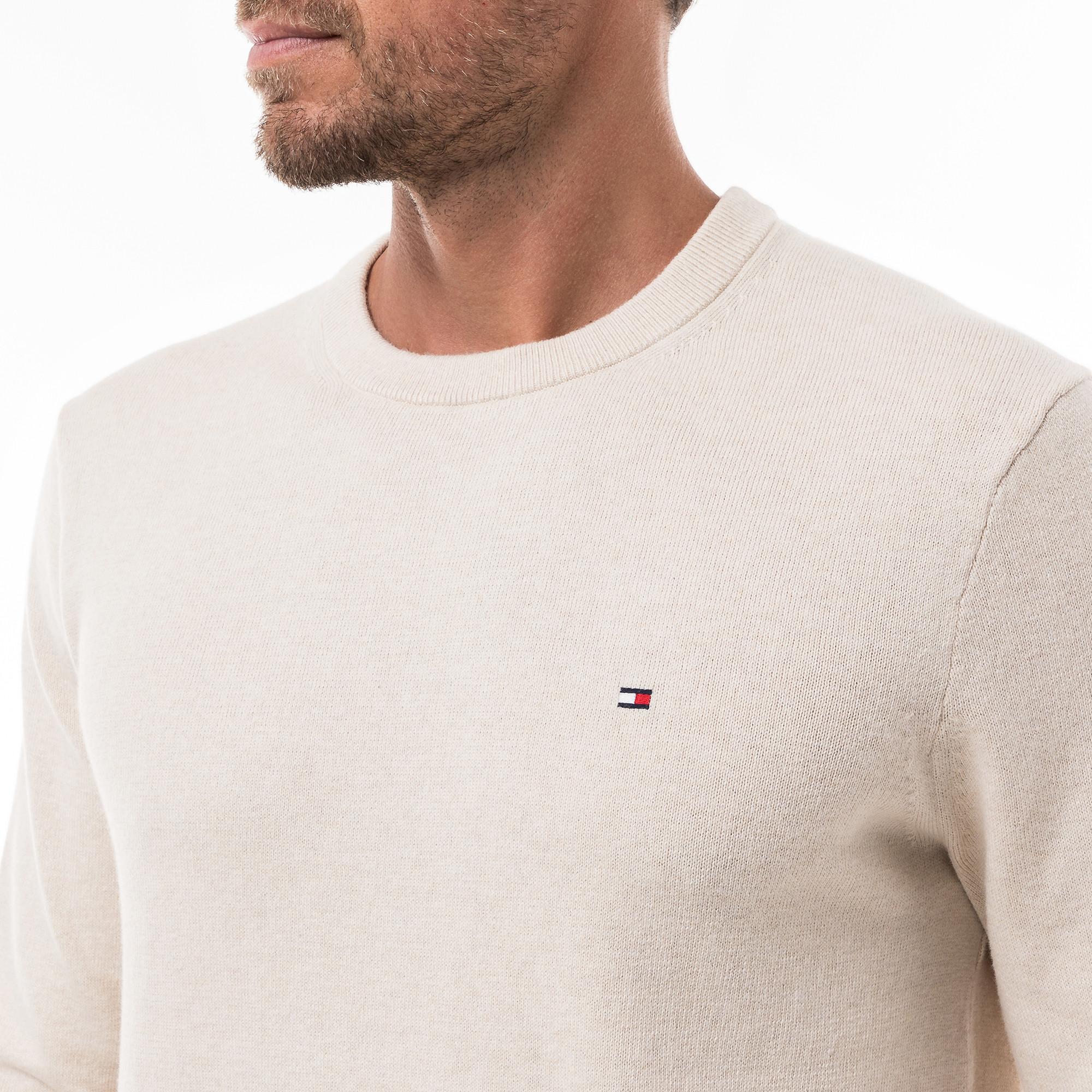 TOMMY HILFIGER PIMA ORG CTN CASHMERE CREW NECK Maglione in cachemire 