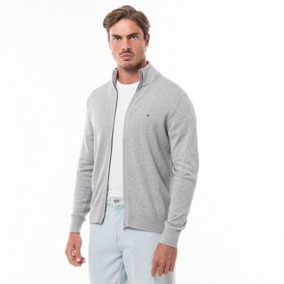 TOMMY HILFIGER PIMA ORG CTN CASHMERE ZIP THRU Maglione in cachemire 