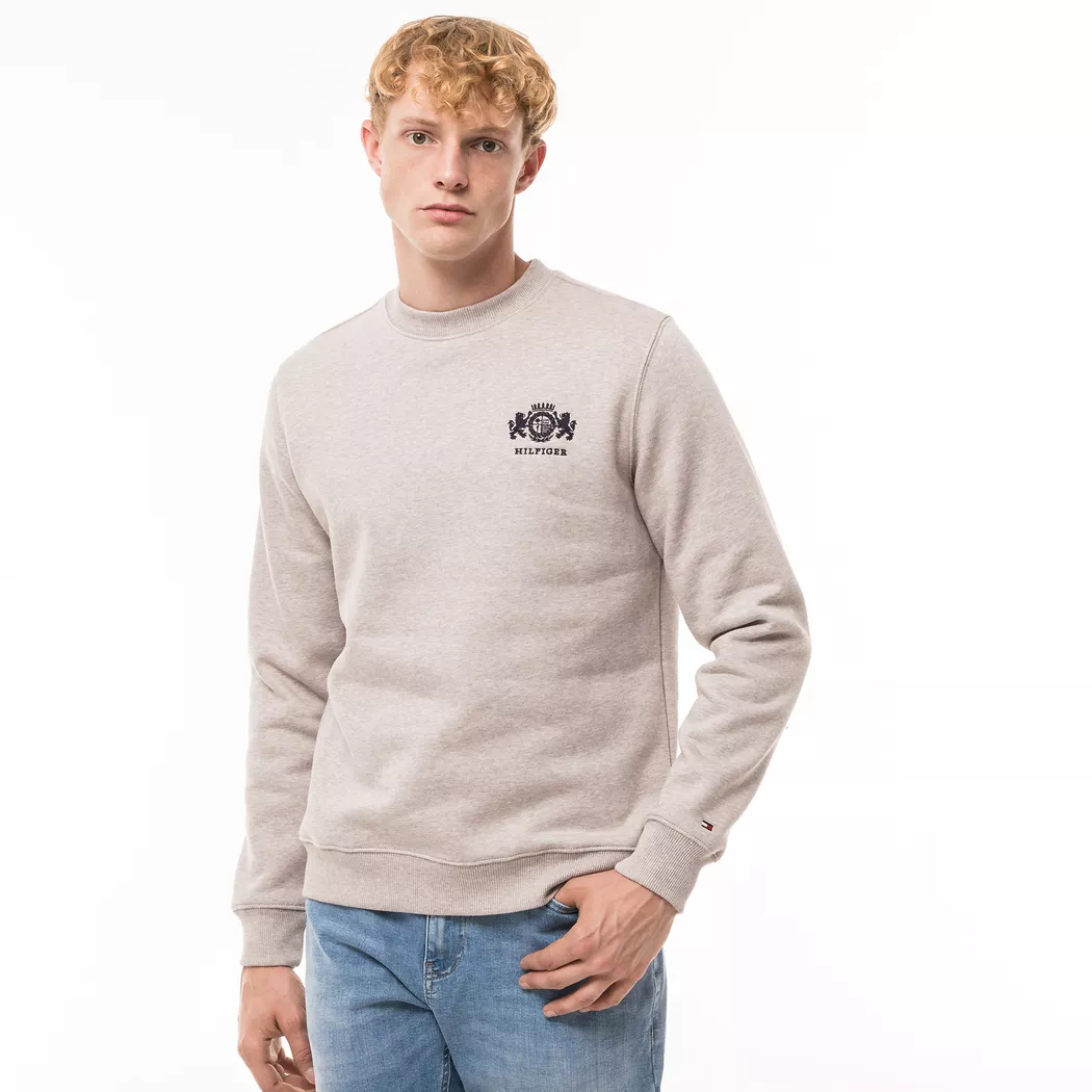 Tommy Hilfiger - Sweatshirt, für Herren, Creme, Größe S