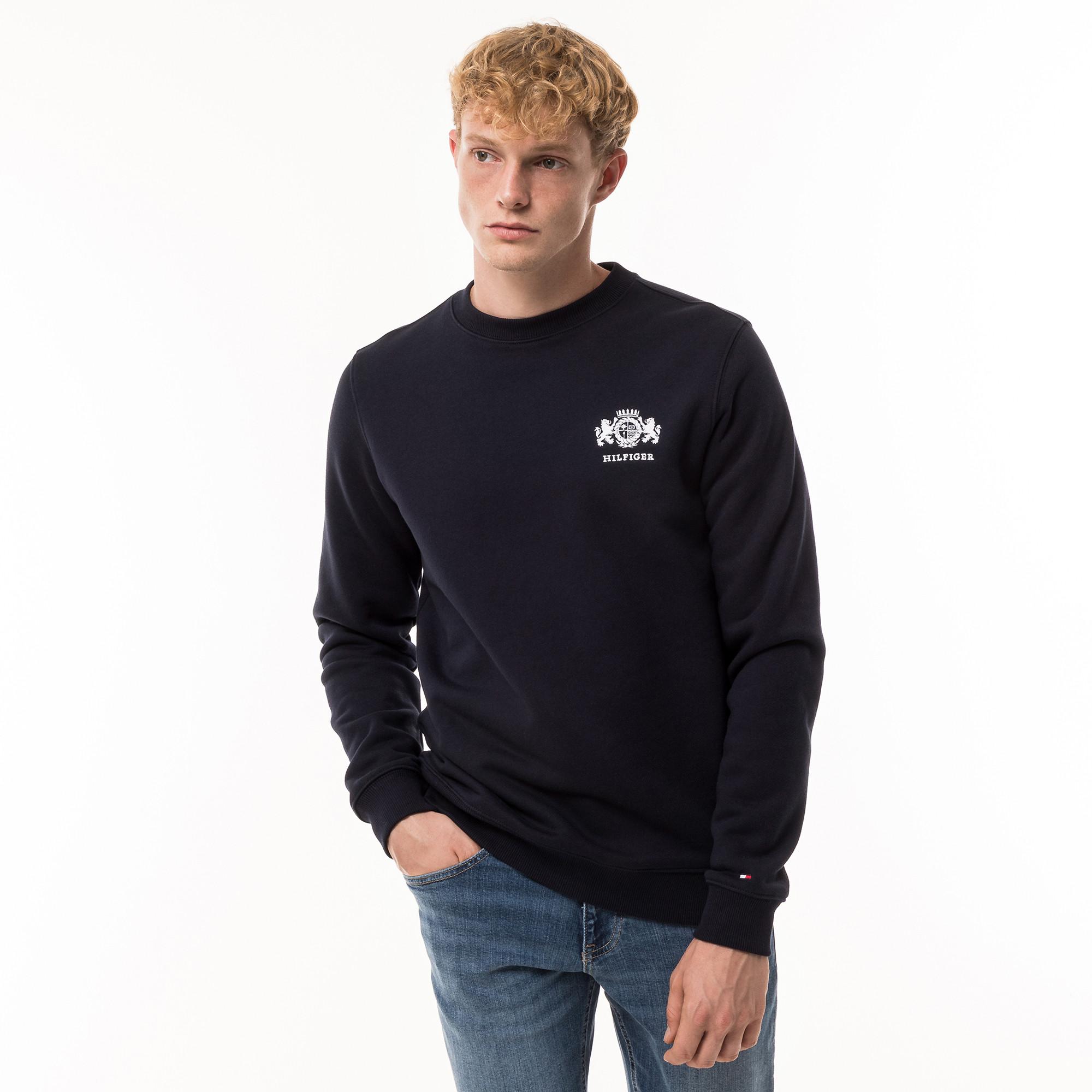 TOMMY HILFIGER SMALL CREST EMRBO SWEATSHIRT Sweatshirt 