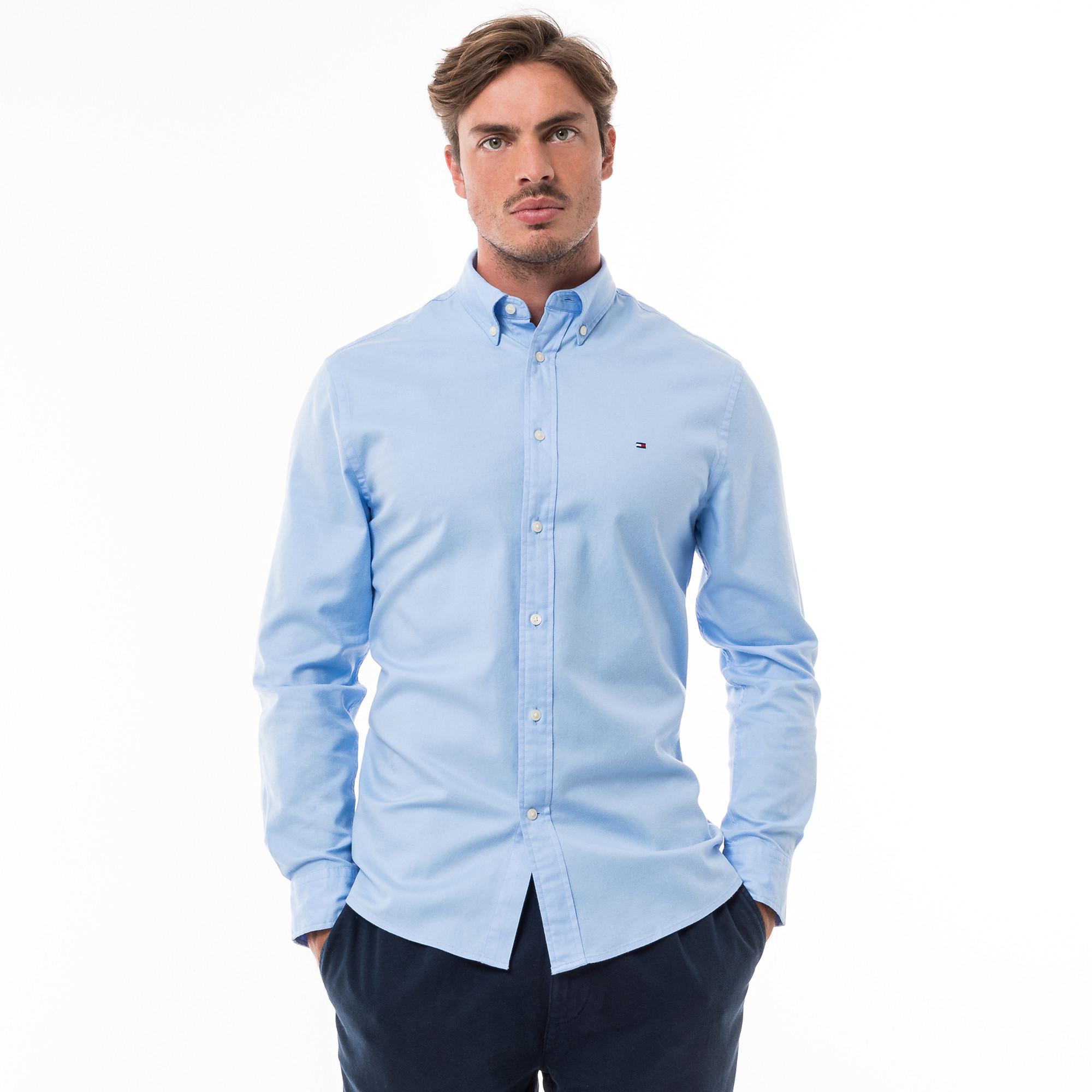 TOMMY HILFIGER FLEX BRUSHED SOLID RF SHIRT Camicia a maniche lunghe 