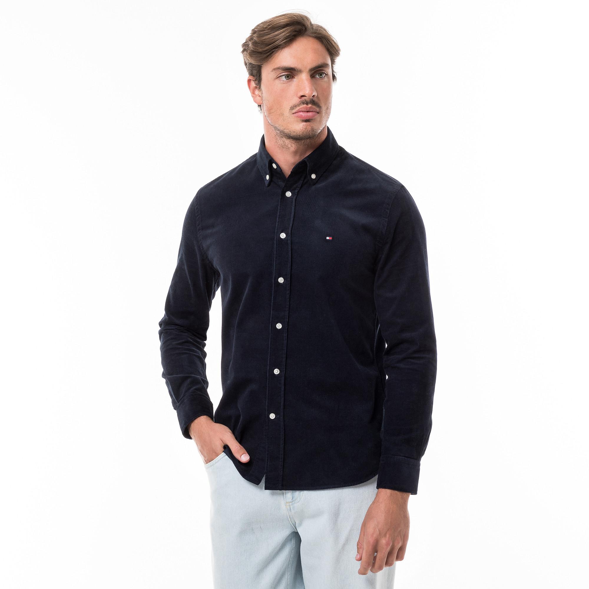 TOMMY HILFIGER SOLID CORDUROY RF SHIRT Chemise, manches longues 