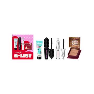 Benefit A-List Kit - Kit di mini mascara, gel sopracciglia, bronzer & primer