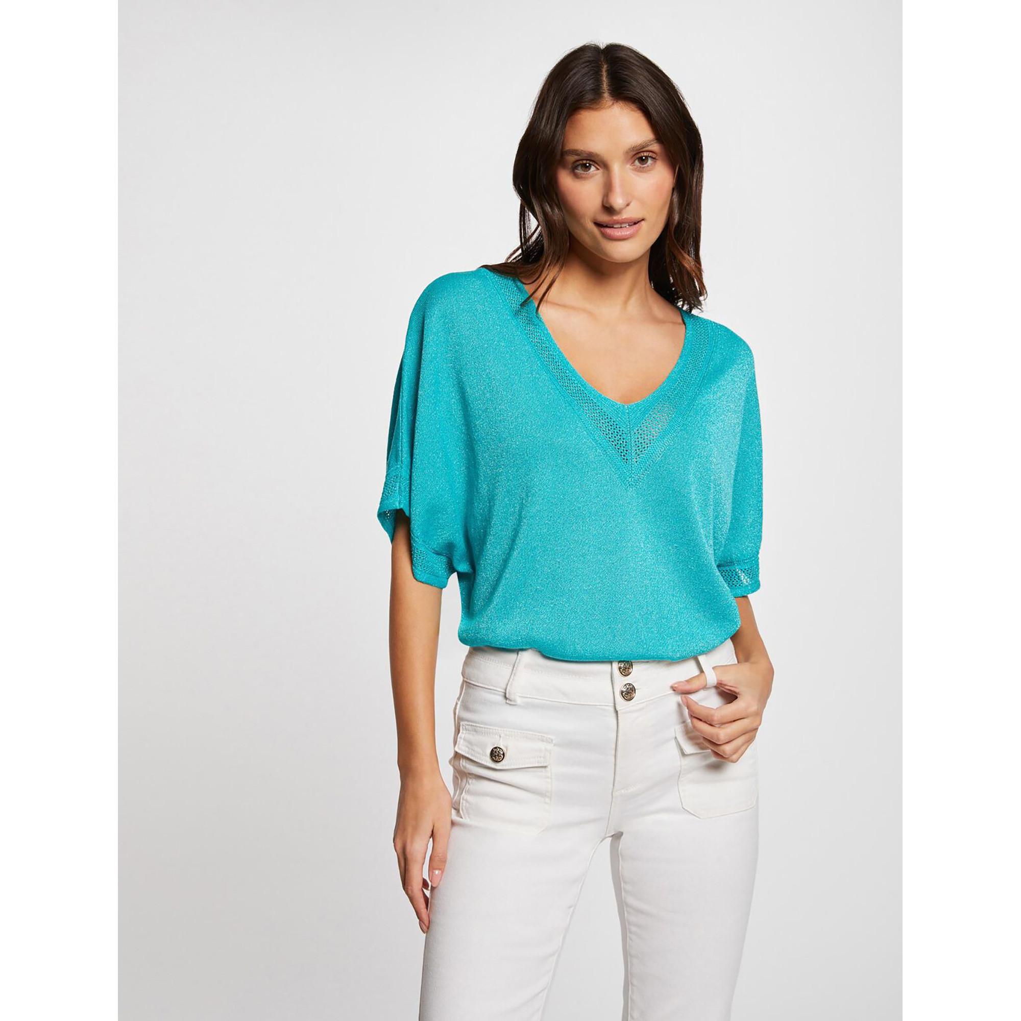 Image of Pullunder Damen Türkisblau S