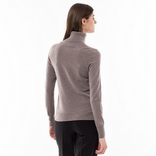 Manor Woman  Bio-Cashmere Pullover, Rollkragen 