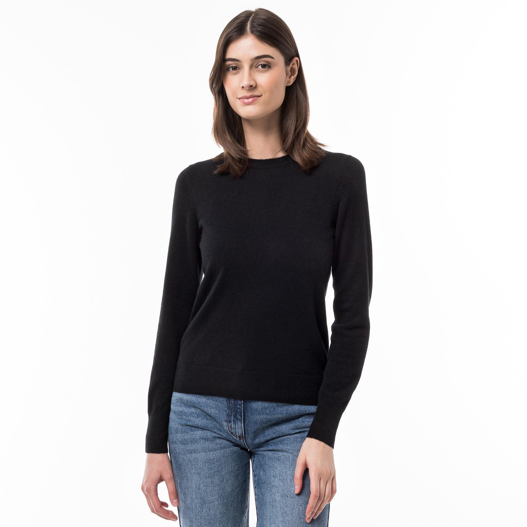 Manor Woman  Bio-Cashmere Pullover, Rundhals 