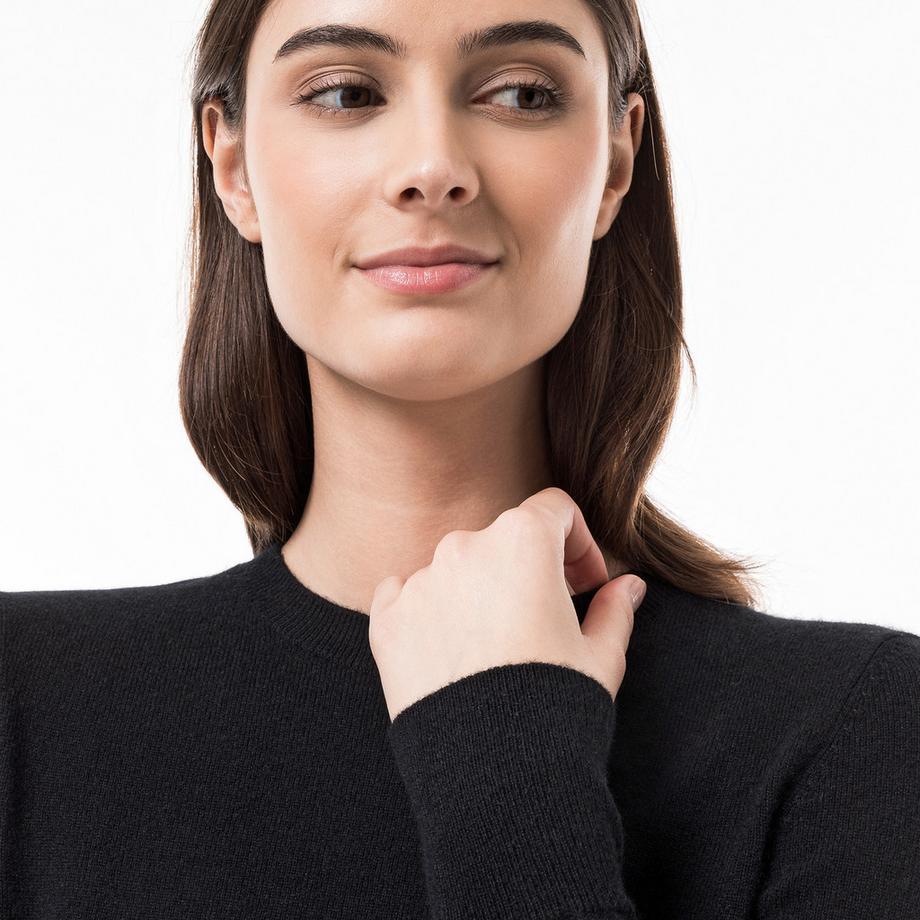 Manor Woman Bio-Cashmere Pullover Rundhals  