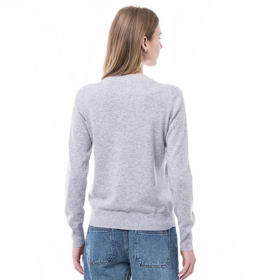 Manor Woman Bio-Cashmere Pullover Rundhals  