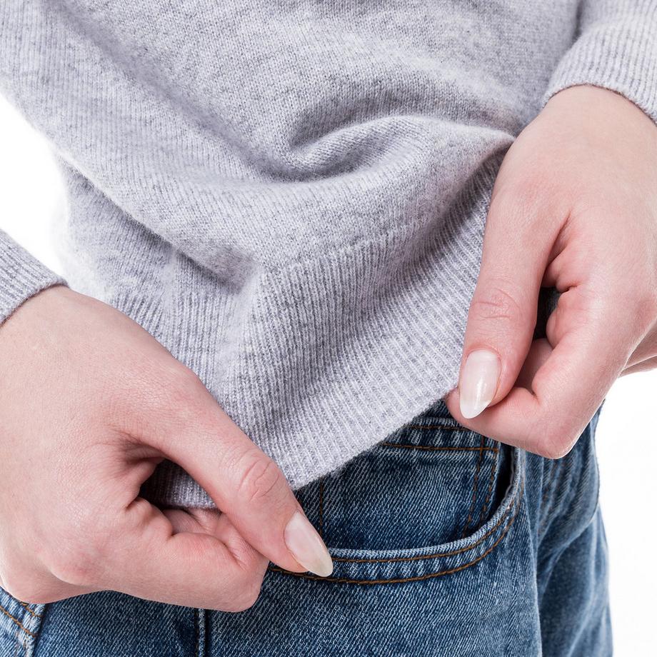 Manor Woman Bio-Cashmere Pullover Rundhals  