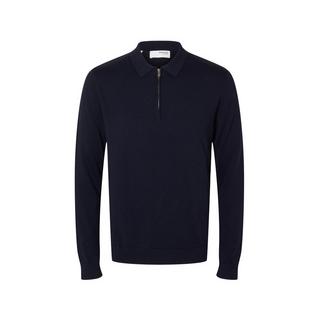 SELECTED SLHBerg Half Zip Col Polo Pull  