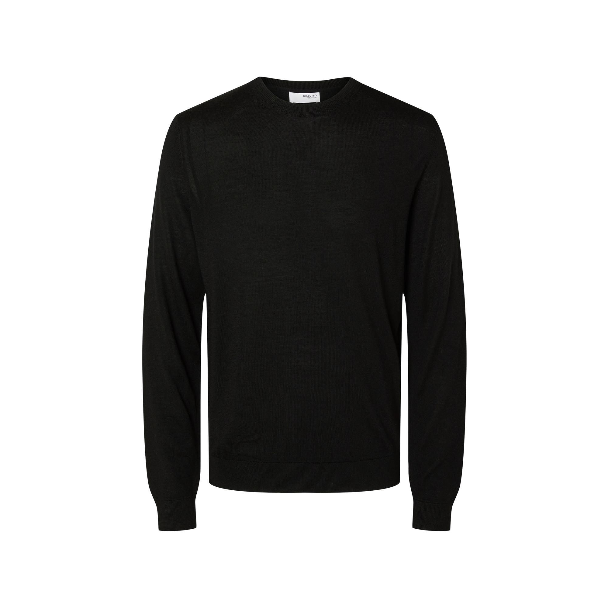 SELECTED SLHTray LS knit merino Pullover 