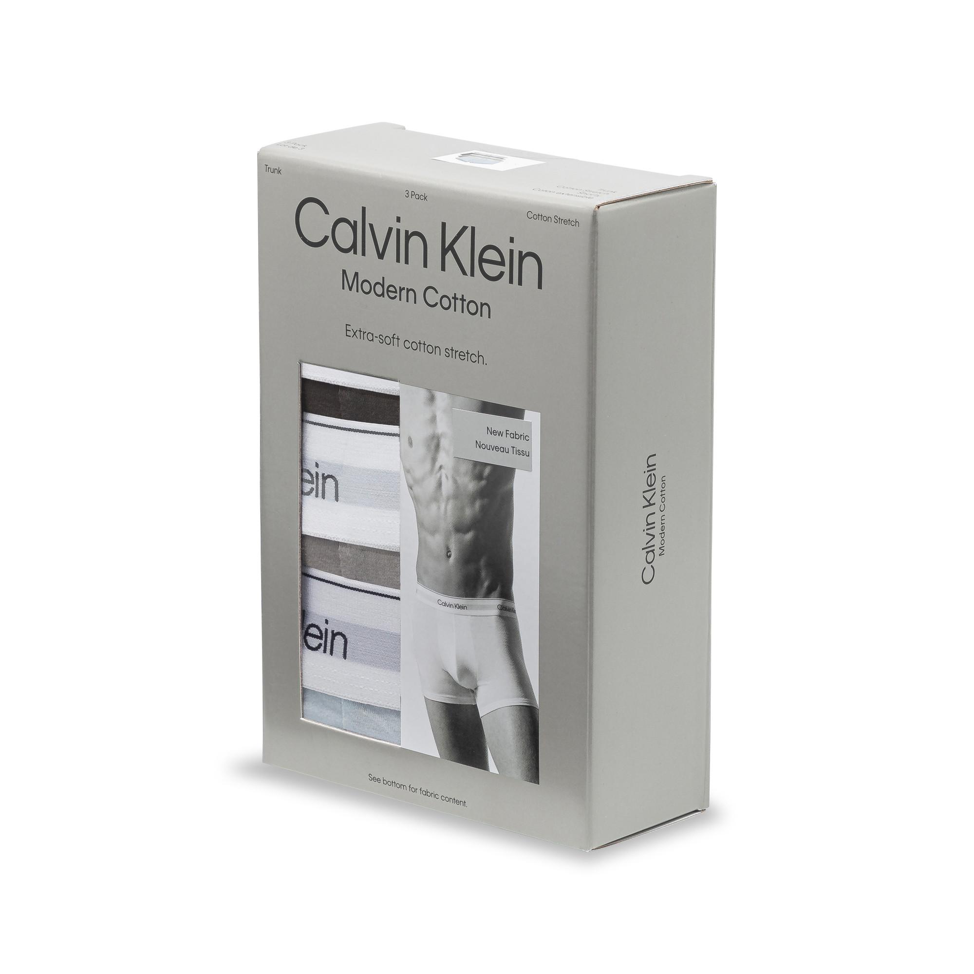 Calvin Klein TRUNK 3PK Lot de 3 boxers 