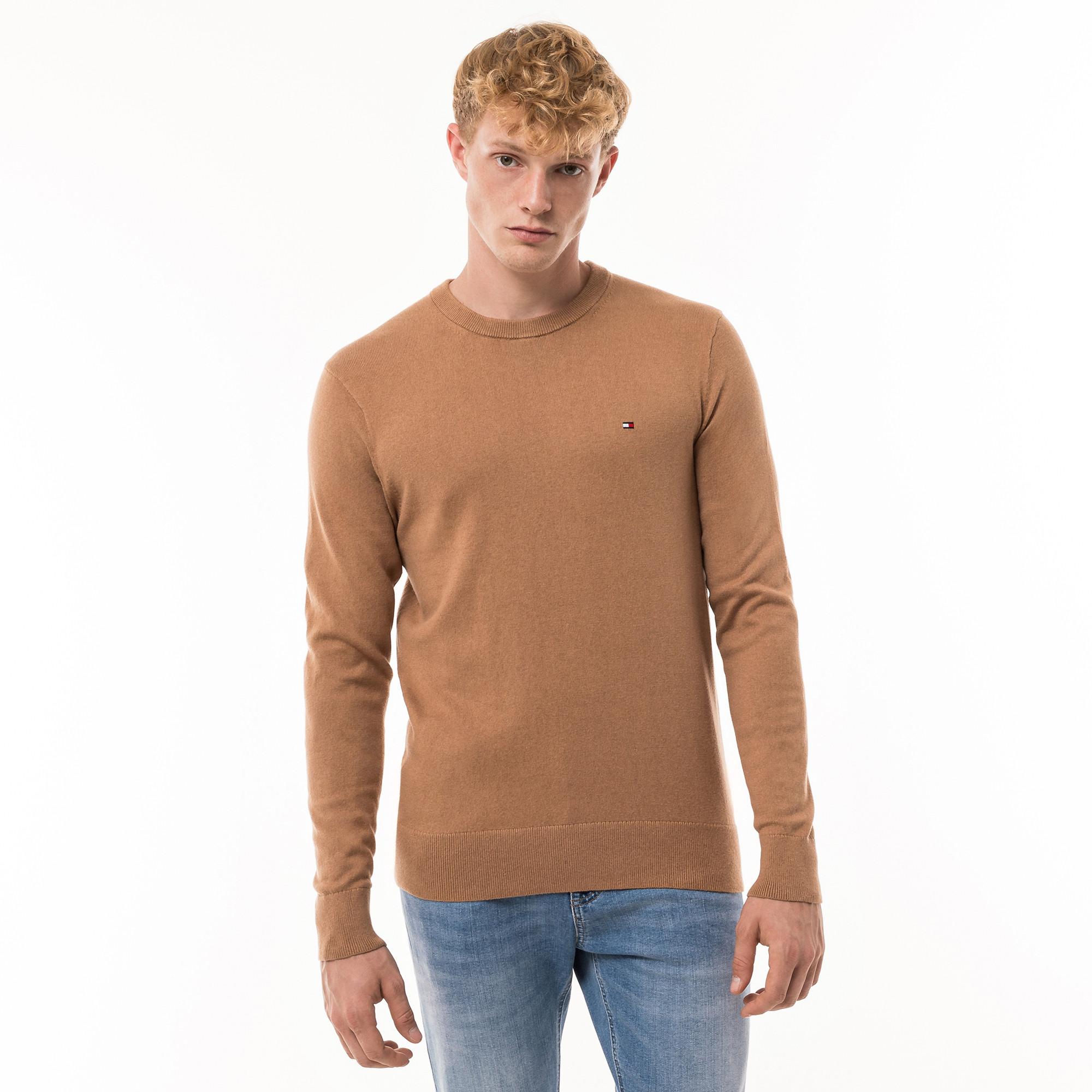 TOMMY HILFIGER PIMA ORG CTN CASHMERE CREW NECK Pull cachemire 