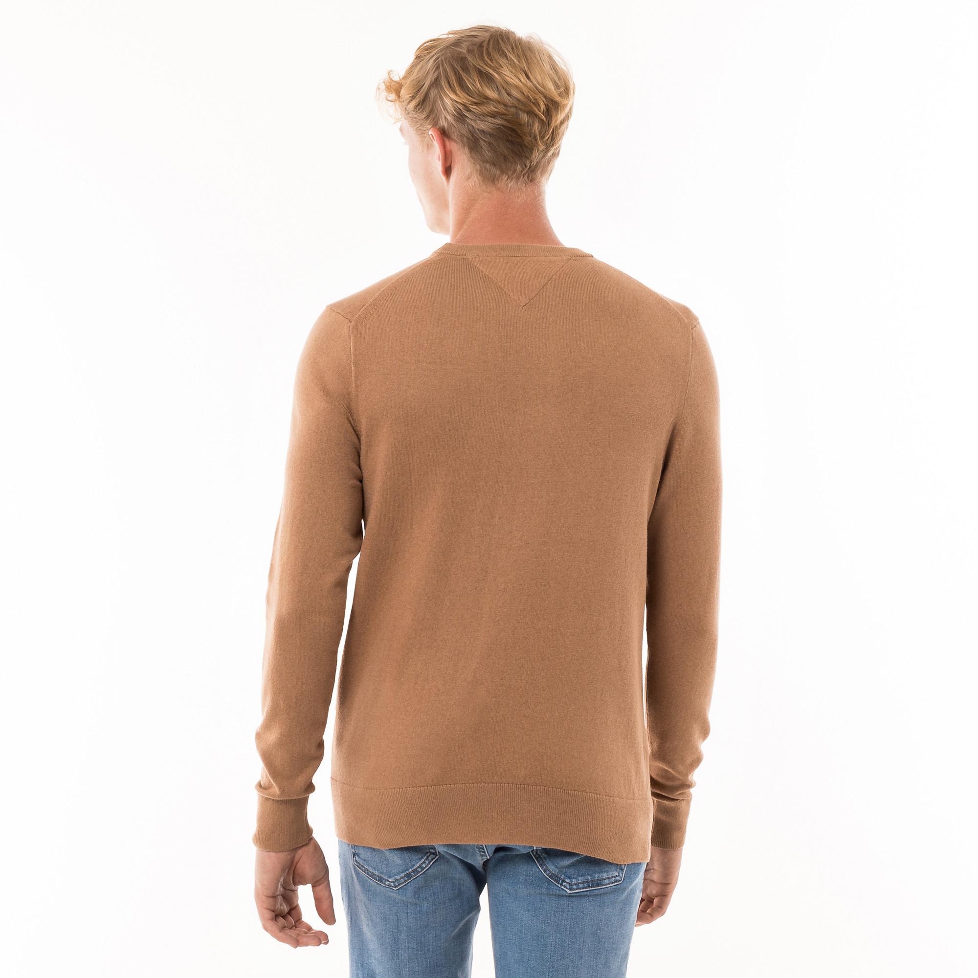 TOMMY HILFIGER PIMA ORG CTN CASHMERE CREW NECK Pull cachemire 