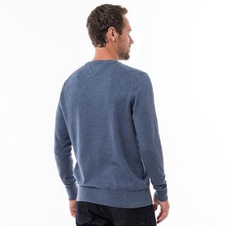 TOMMY HILFIGER Pima Bio Baumwolle Kaschmir Rundhals Pullover  