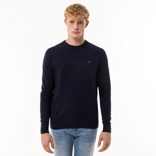TOMMY HILFIGER Pima Cotone Biologico Cashmere Girocollo Pullover  