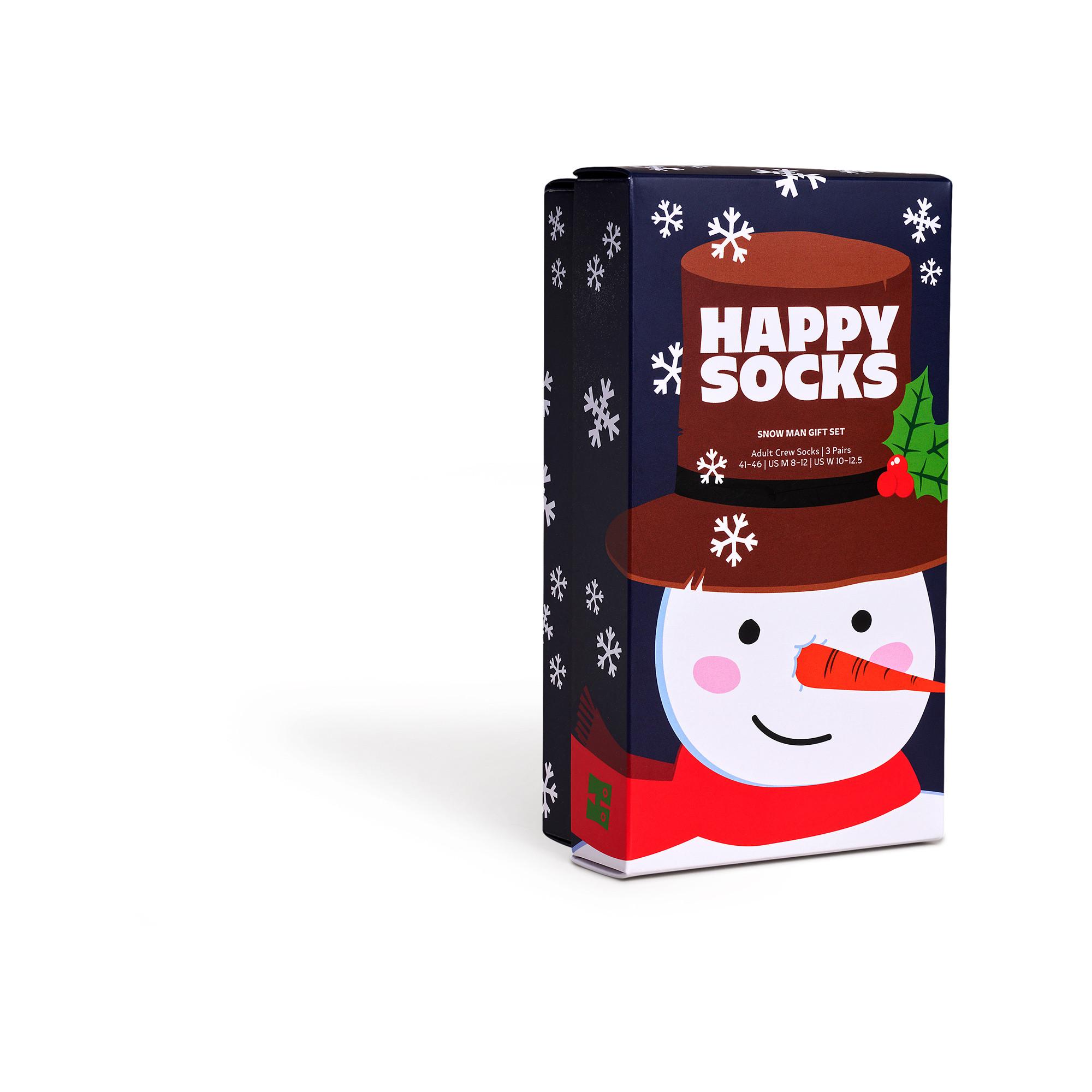 Happy Socks 3-Pack Holiday Navy Gift Set Calze 