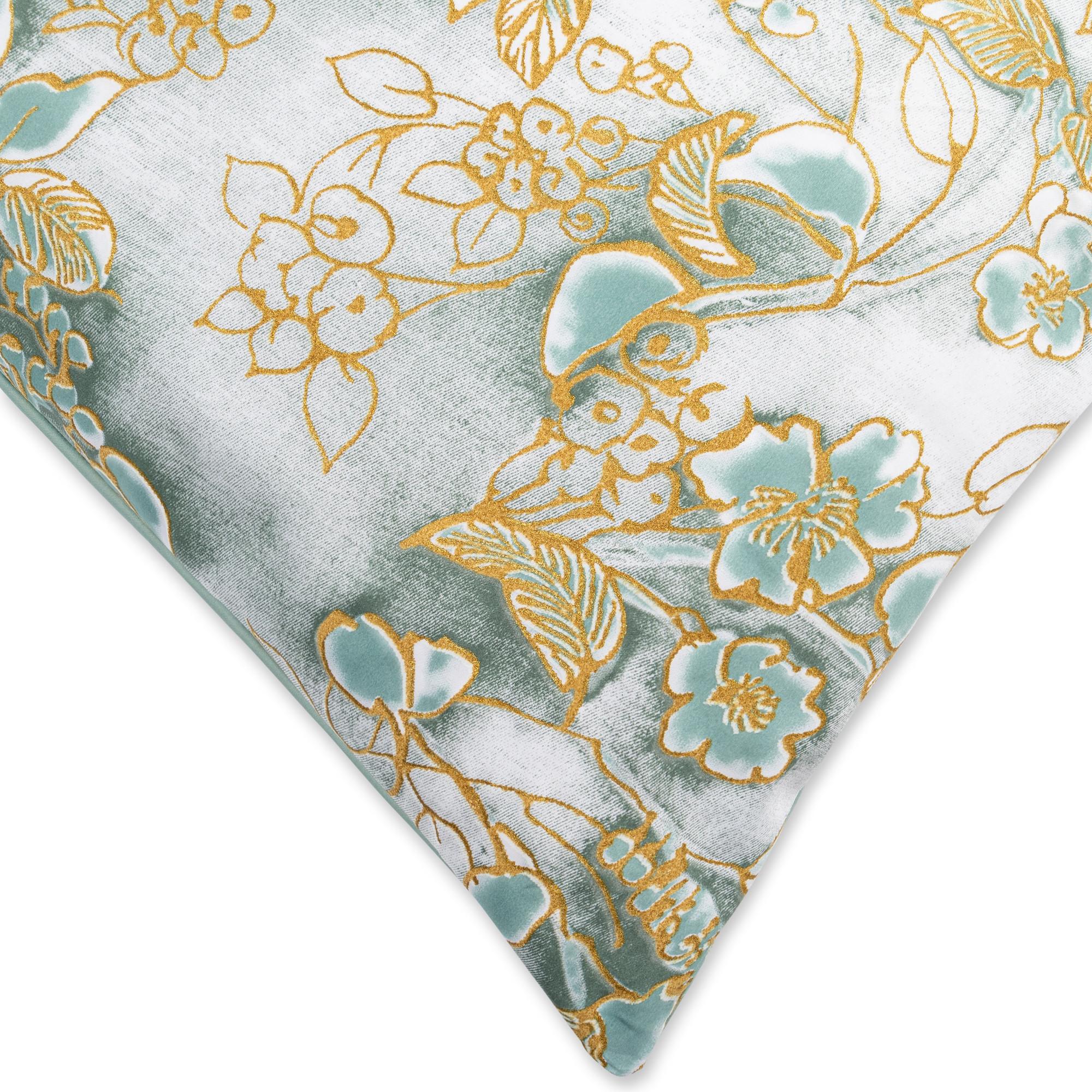 FAZZINI Chinoiserie Motivo Floreale Federa del cuscino  