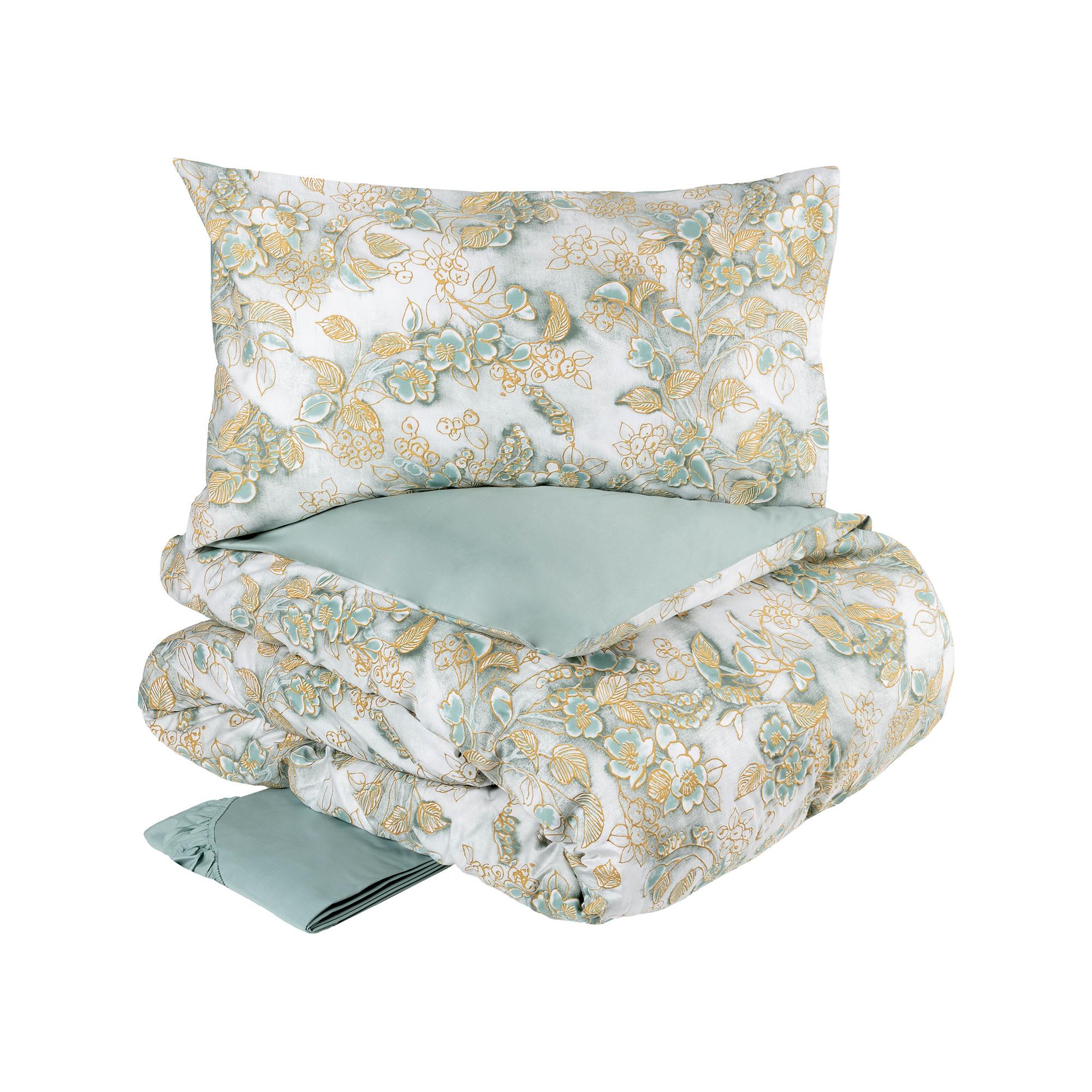 FAZZINI Chinoiserie Motif Floral Taie d'oreiller  