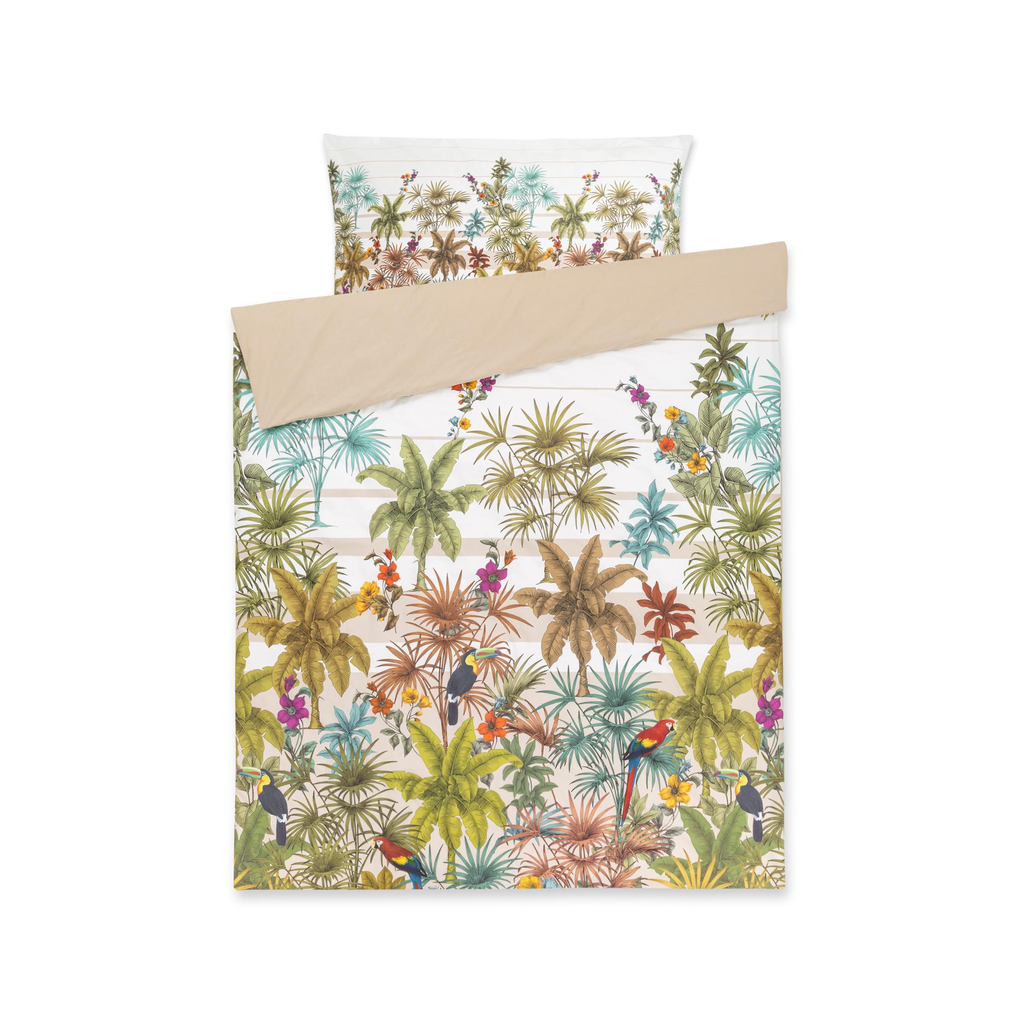 FAZZINI Kerala Federa con stampa tropicale  