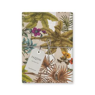 FAZZINI Kerala Federa con stampa tropicale  