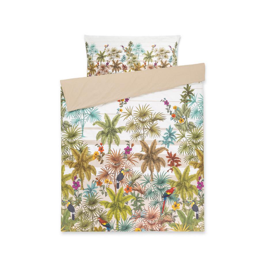 FAZZINI Kerala Taie d'oreiller imprimé tropical  