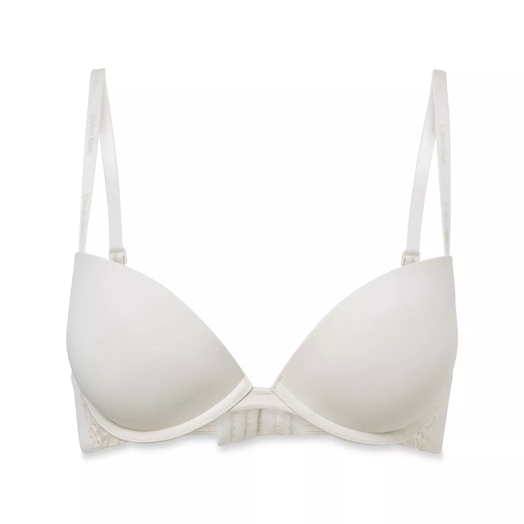 Bügel-BH "LL FULL COVERAGE", Damen, Gr. 85, Cup B, weiß, Obermaterial: 79% Polyamid, 21% Elasthan, CALVIN KLEIN UNDERWEAR, unifarben, Basic, körpernah, BHs Bügel-BH, mit Logo an den Riemen 2
