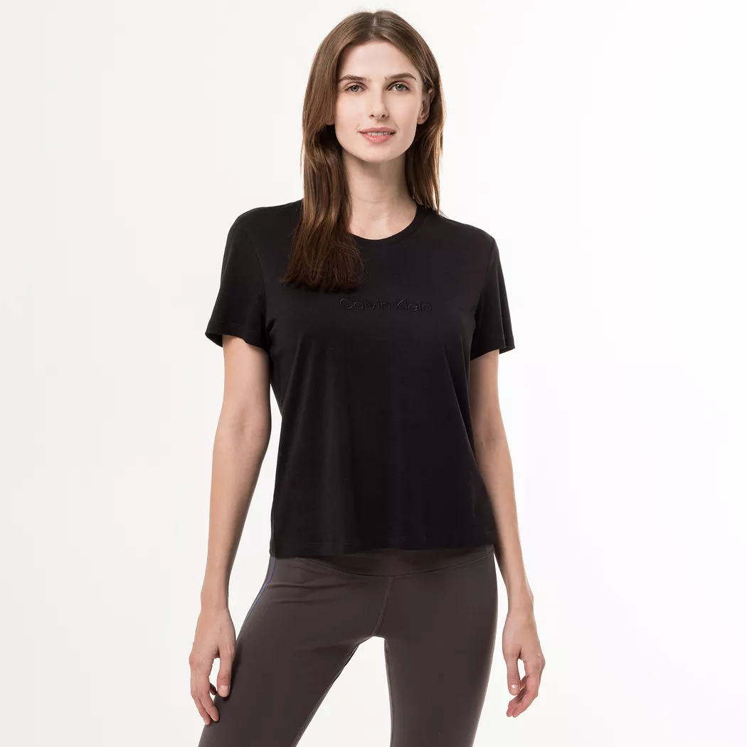 Calvin Klein T-shirt à Manches Courtes Classic 2 Black L Femme