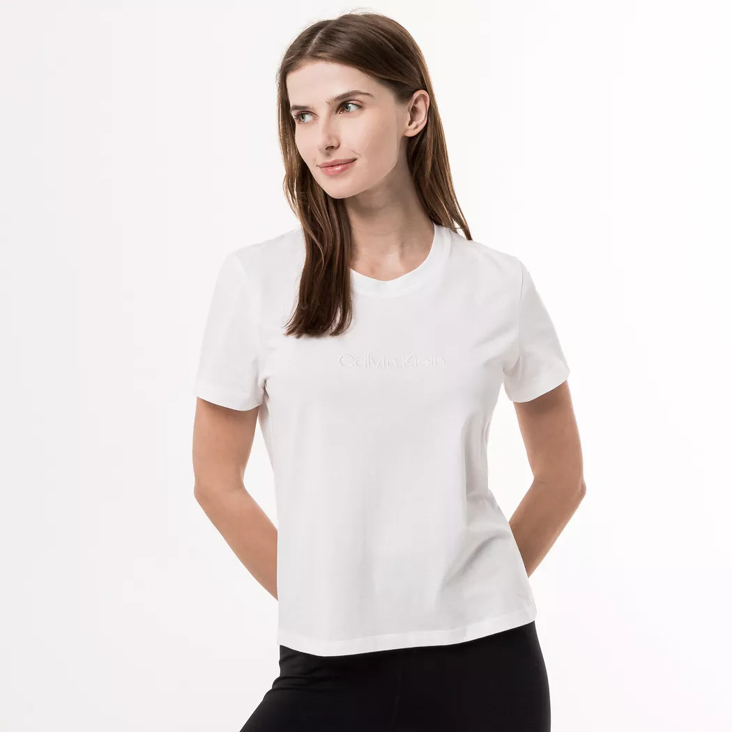 Calvin Klein T-shirt à Manches Courtes Classic 2 White S Femme